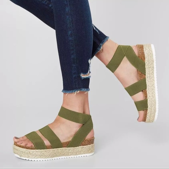 ralph lauren espadrille wedge sandals